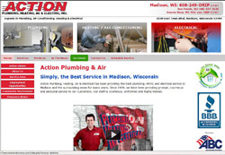 I Want Action Now Plumbing Website